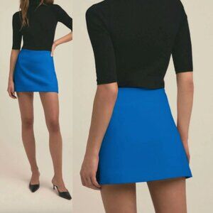 NWT Favorite Daughter Favorite Falls Straight Skort Sapphire Blue Size 0 4 6